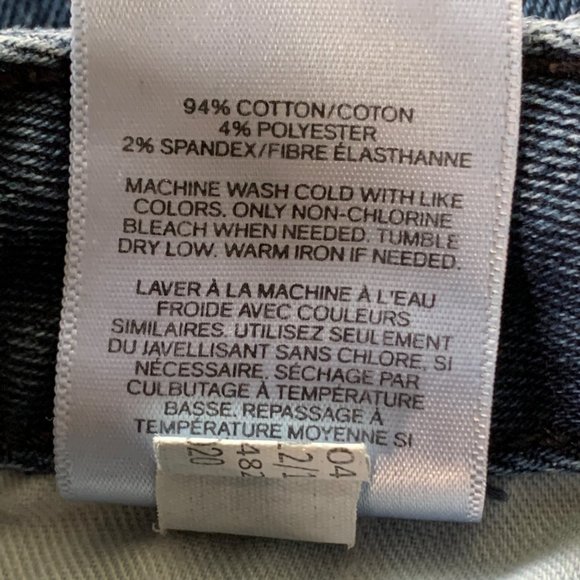 EXPRESS Original Relaxed Low Rise Shortie Frayed Hem Blue Denim Jean Shorts Sz 0 - Picture 4 of 8